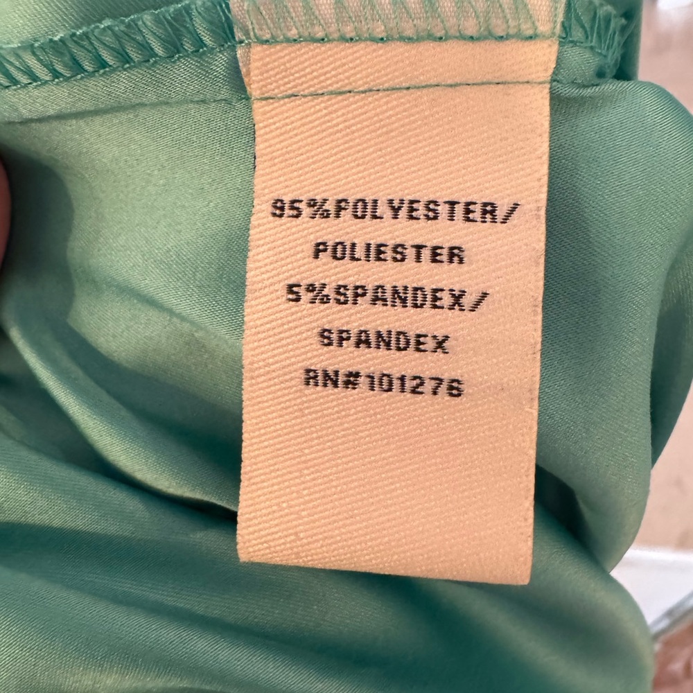 Elegant Teal Ruffle Dress - Picture 4 of 4
